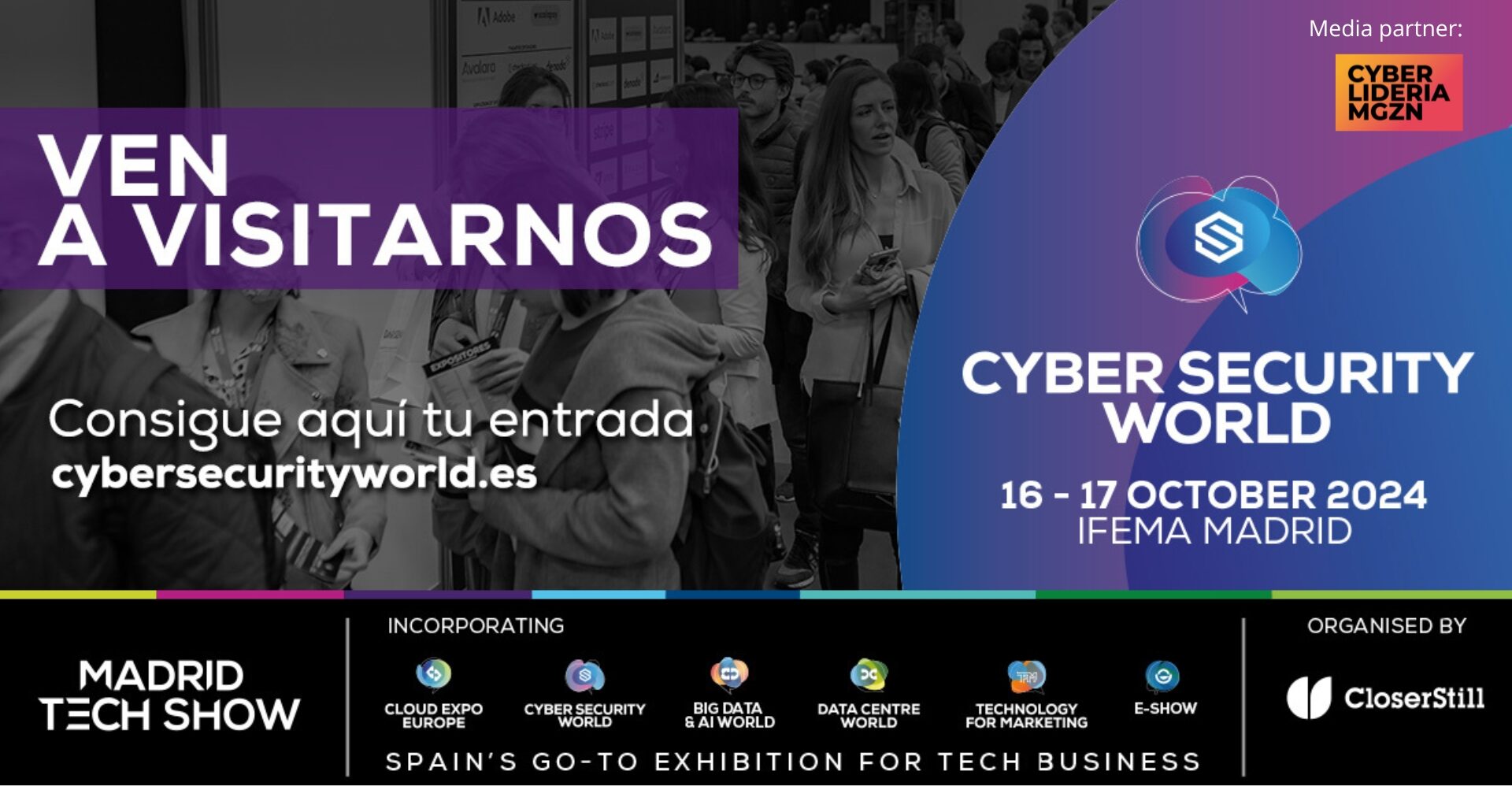 CyberLideria MGZN será media partner de Cyber Security World