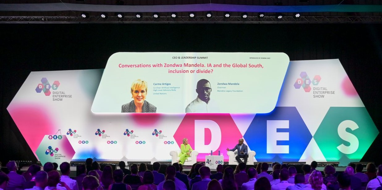 Artigas y Mandela examinan en DES2024 las oportunidades de África en el acceso a la tecnología para evitar el “colonialismo de datos”