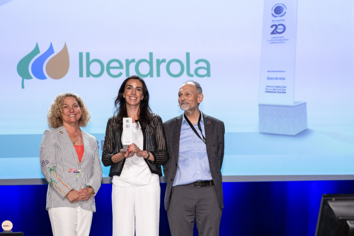 Iberdrola reconocida por el Pacto Mundial de Naciones Unidas por su alto compromiso con la sostenibilidad