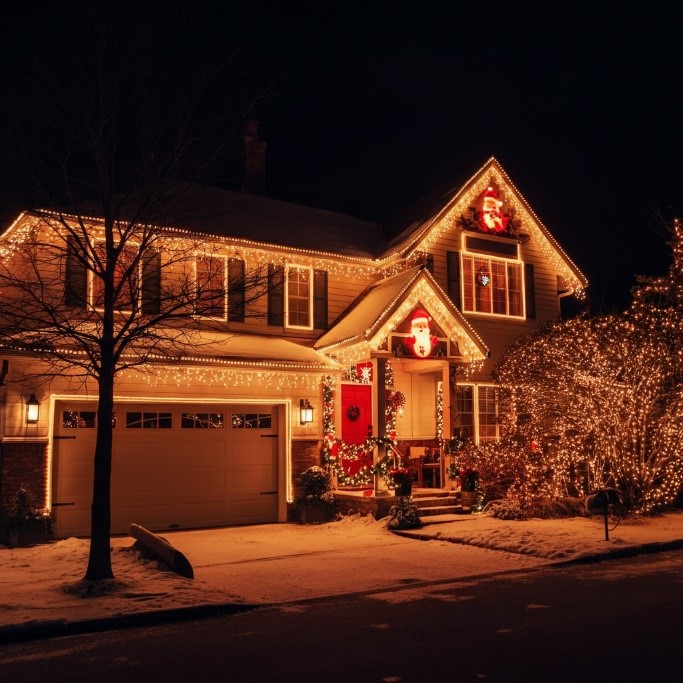 Hogar brillante, hogar seguro: 5 consejos para una iluminación navideña inteligente