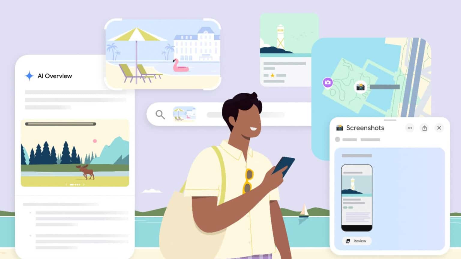 Google anuncia análisis de capturas de pantalla en Maps e itinerarios con IA para ayudarte a planificar tus viajes