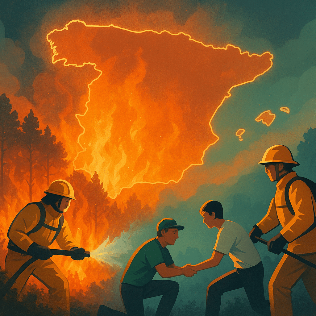 España en llamas: emergencia climática y solidaridad ciudadana