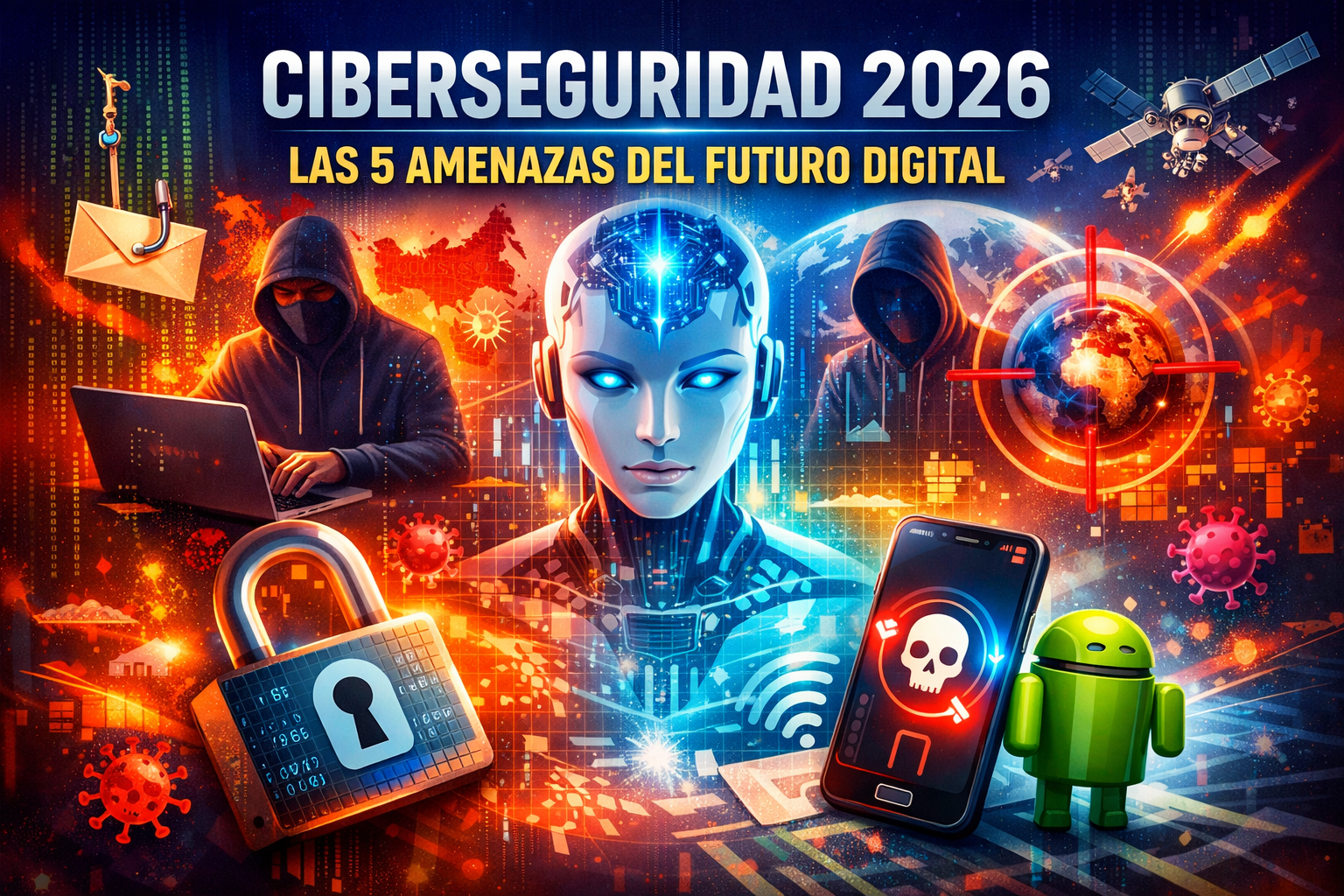 Ciberseguridad en el 2026: 5 amenazas que redefinirán el riesgo digital