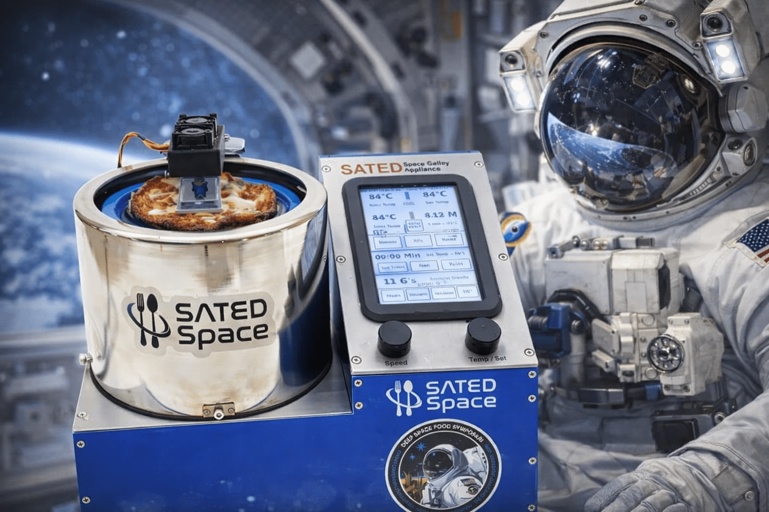 Pizza en el espacio: la NASA ya tiene “horno” sin gravedad