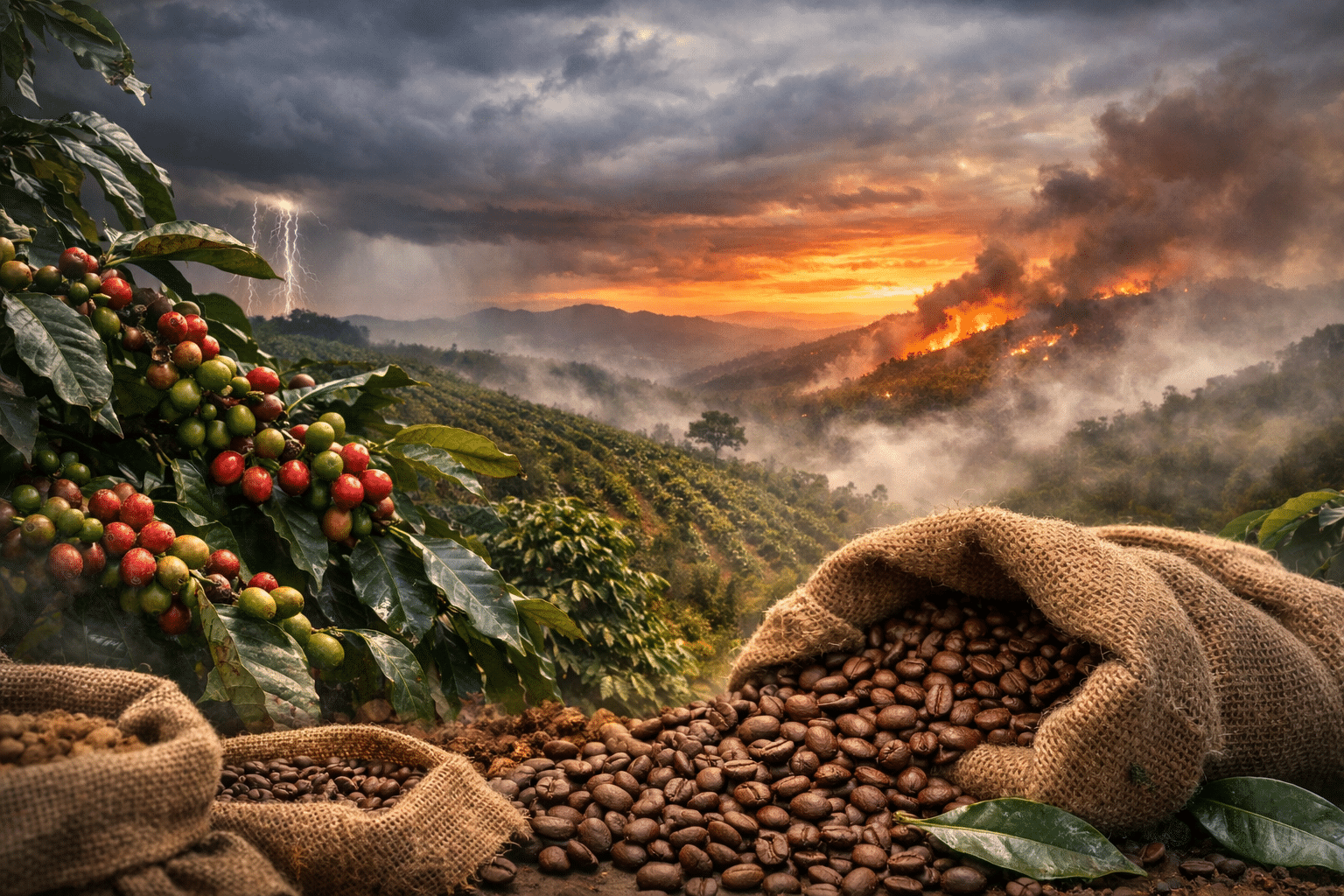El cambio climático amenaza el café: menos producción y precios al alza
