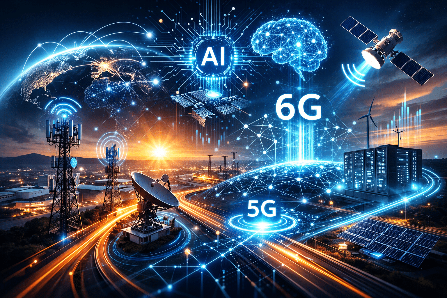 Las 7 tendencias que redefinirán las telecomunicaciones en 2026: resiliencia, 6G e inteligencia artificial