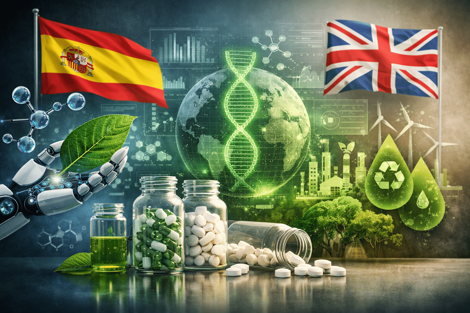España y Reino Unido impulsan una farmacéutica más sostenible con IA y digitalización avanzada