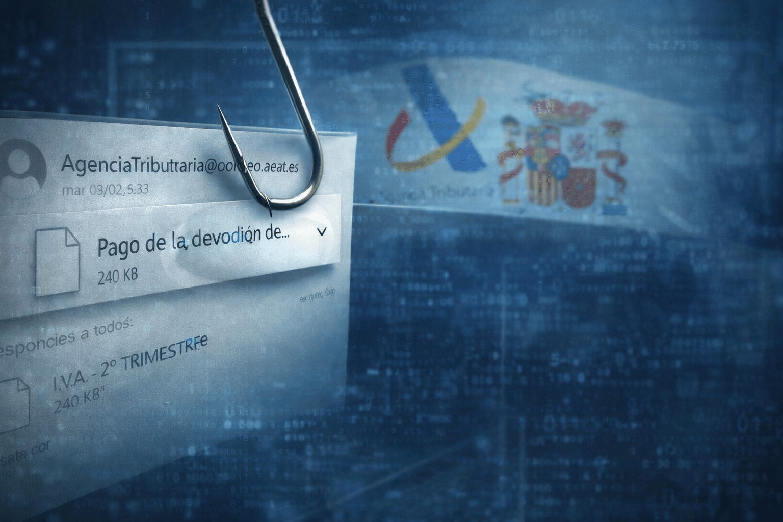 Los correos falsos que imitan a Hacienda vuelven a escena para atacar a empresas españolas