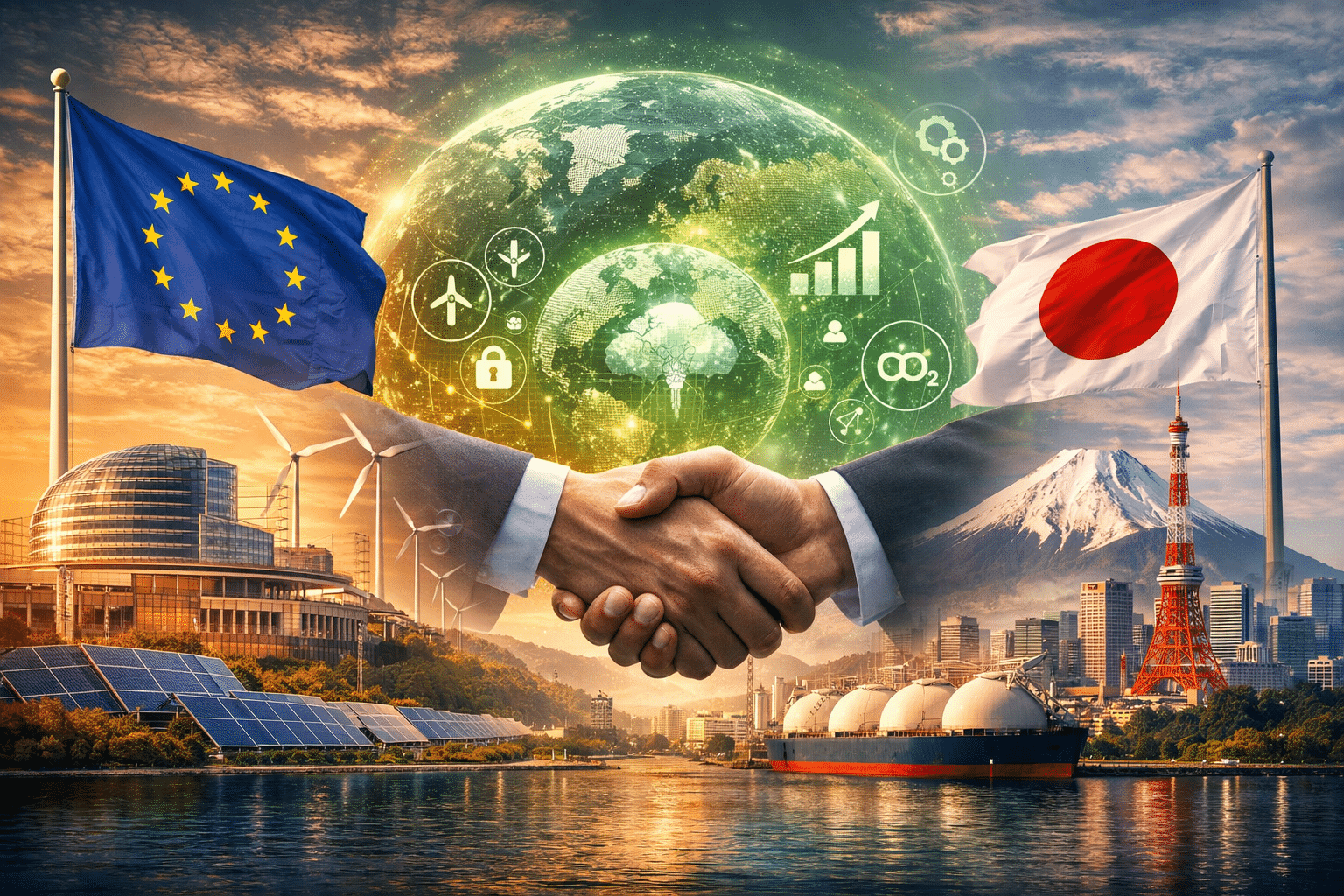 Europa y Japón sellan un frente común: clima, energía y geopolítica se alinean en una nueva alianza estratégica
