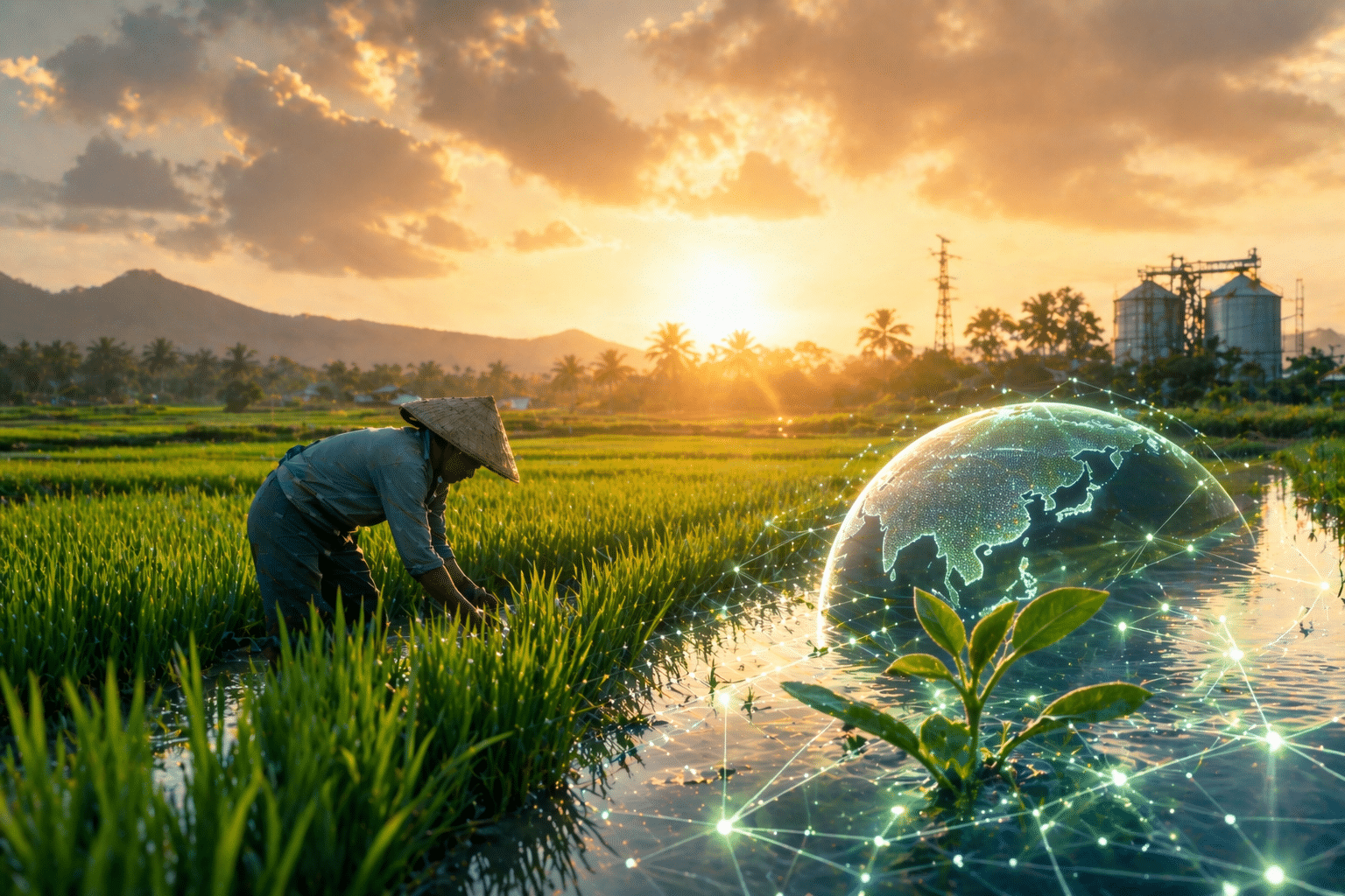 Amazon apuesta por el arroz sostenible en India para recortar emisiones de metano