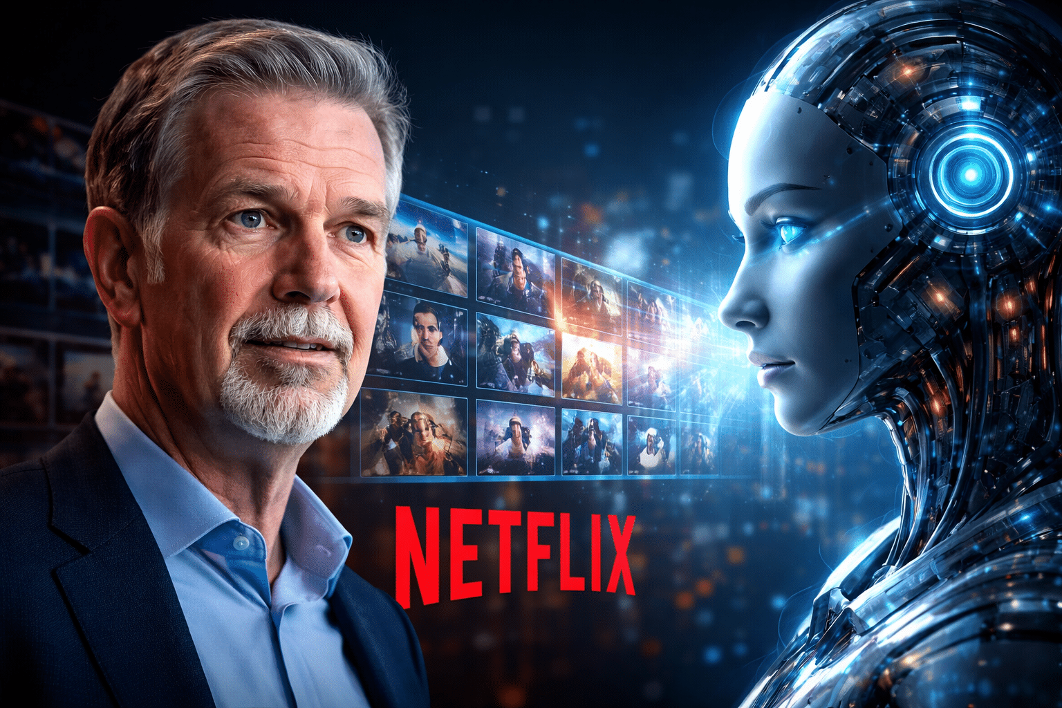 Netflix frente a la IA: su creador alerta del nuevo rival que amenaza el modelo del streaming