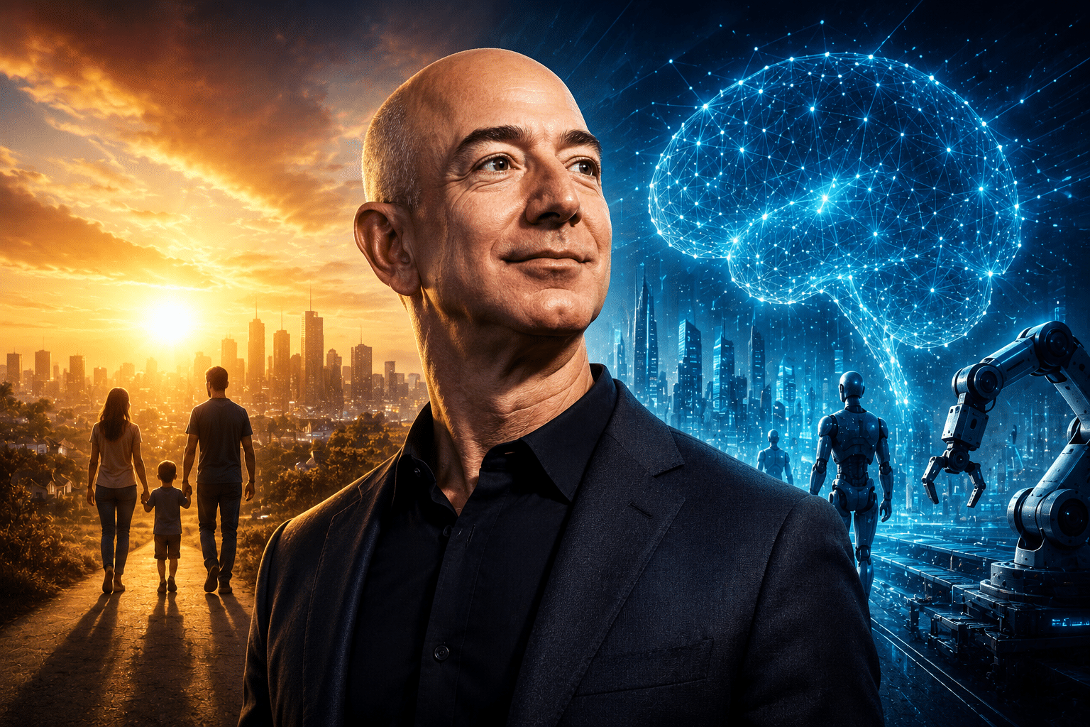 Jeff Bezos anticipa un cambio radical en la economía familiar por el avance de la IA