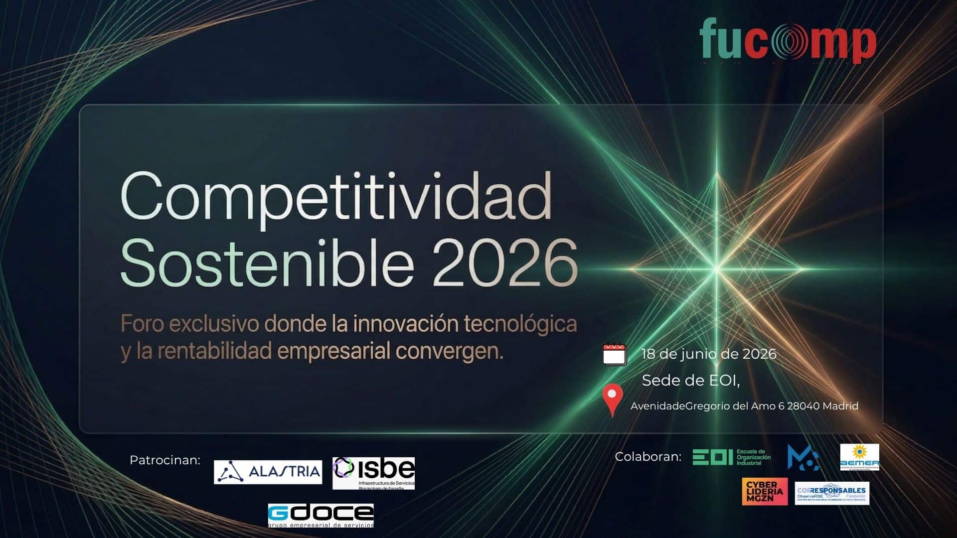 La Jornada sobre Competitividad Sostenible analizará el papel de la sostenibilidad como motor de crecimiento empresarial