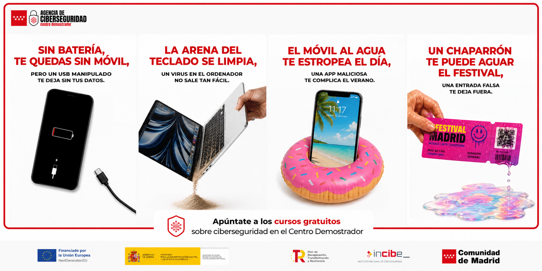 La Comunidad de Madrid refuerza la ciberseguridad este verano con una campaña para prevenir estafas digitales