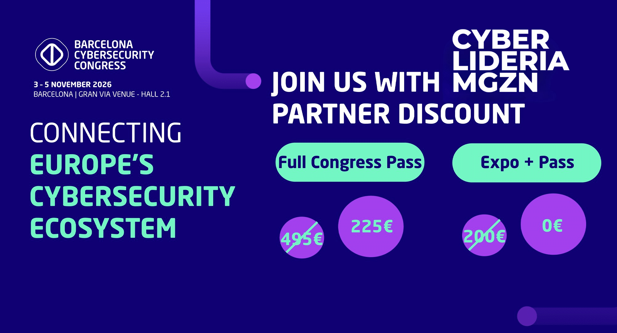 Barcelona Cybersecurity Congress 2026 reunirá en Barcelona al ecosistema europeo de la ciberseguridad