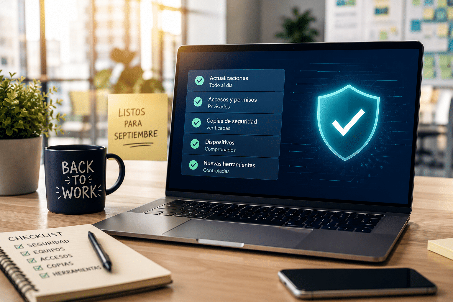La vuelta a la oficina también exige una puesta a punto de la ciberseguridad: cinco puntos que revisar en septiembre