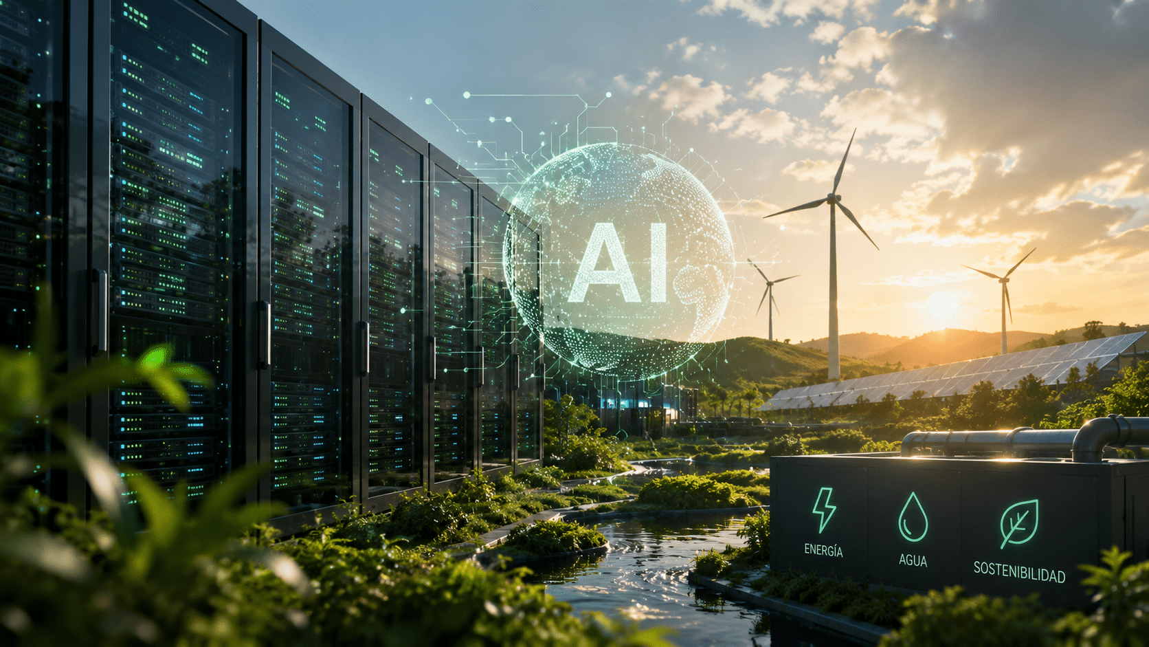 La IA también tiene huella ambiental: el reto invisible del crecimiento de los centros de datos