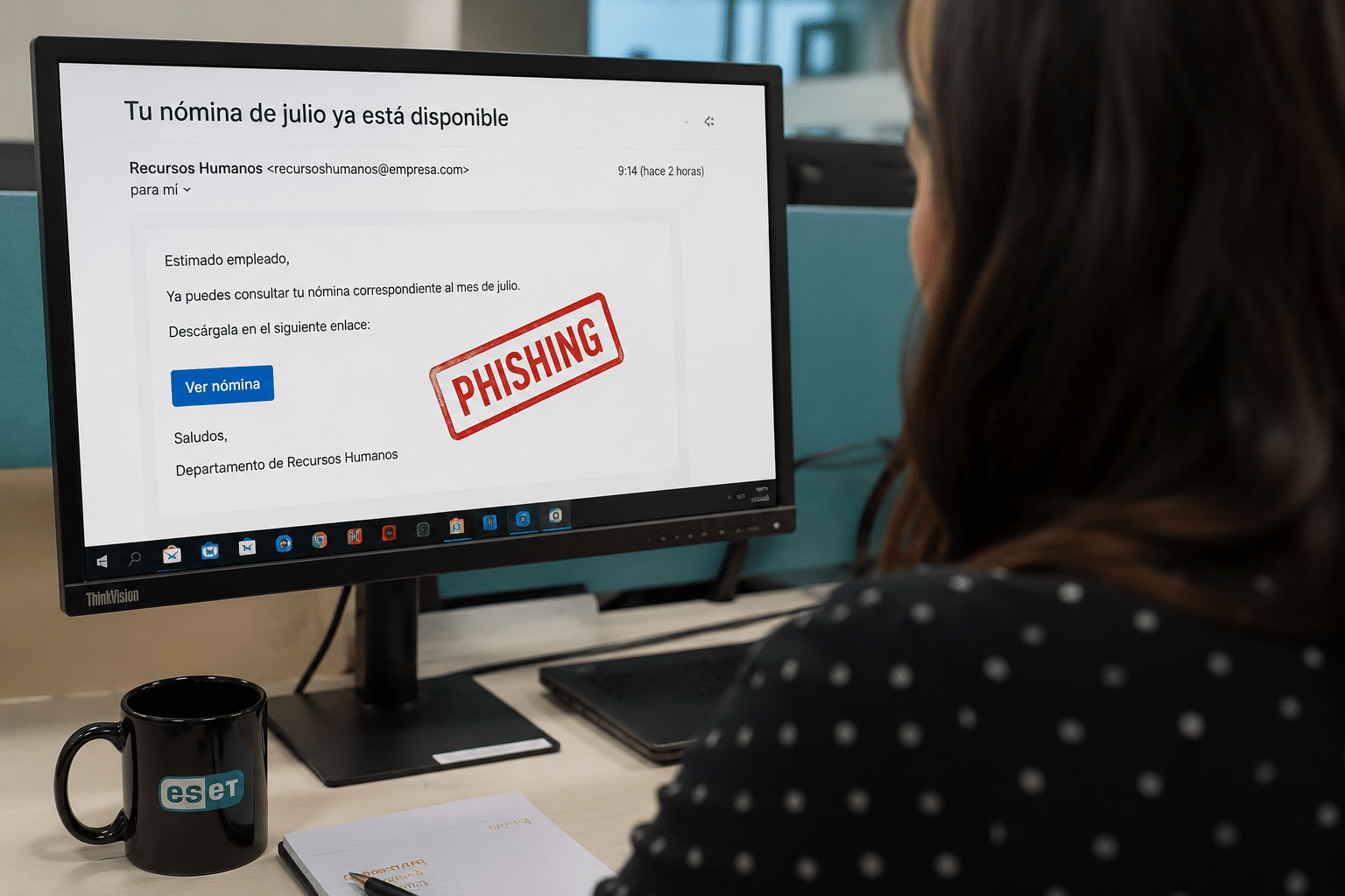 Tu nómina puede ser el anzuelo: vuelve el fraude que busca robar credenciales bancarias