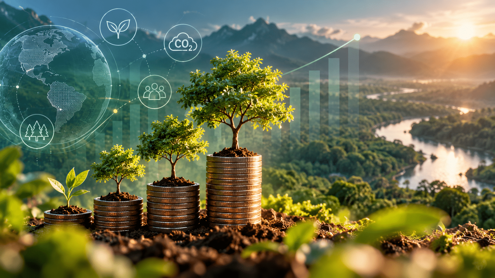 Mirova moviliza 1.000 millones de dólares para convertir la naturaleza en un motor de crecimiento económico